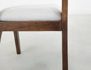 Zaphiro Ivory Upholstered Chair - Barewood
