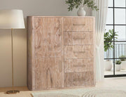 Balam White Gentleman's Chest interior shelves