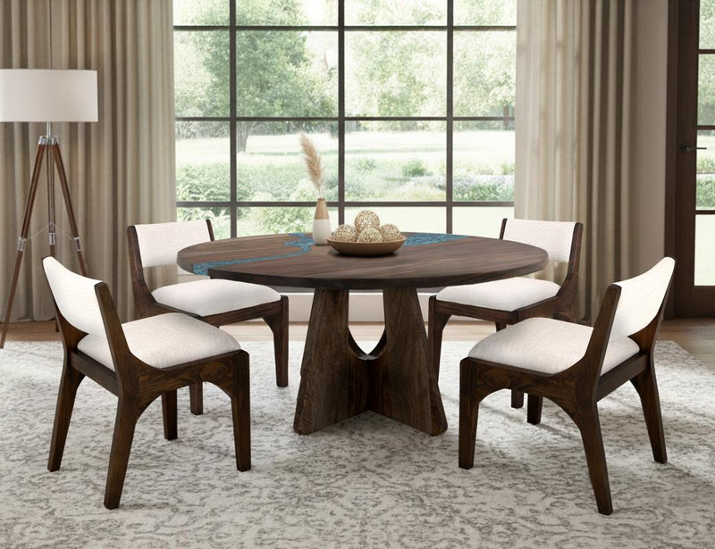 Zaphiro Round Dining Table - Barewood