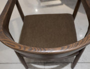 Natural Teca Round Back Chair - Barewood