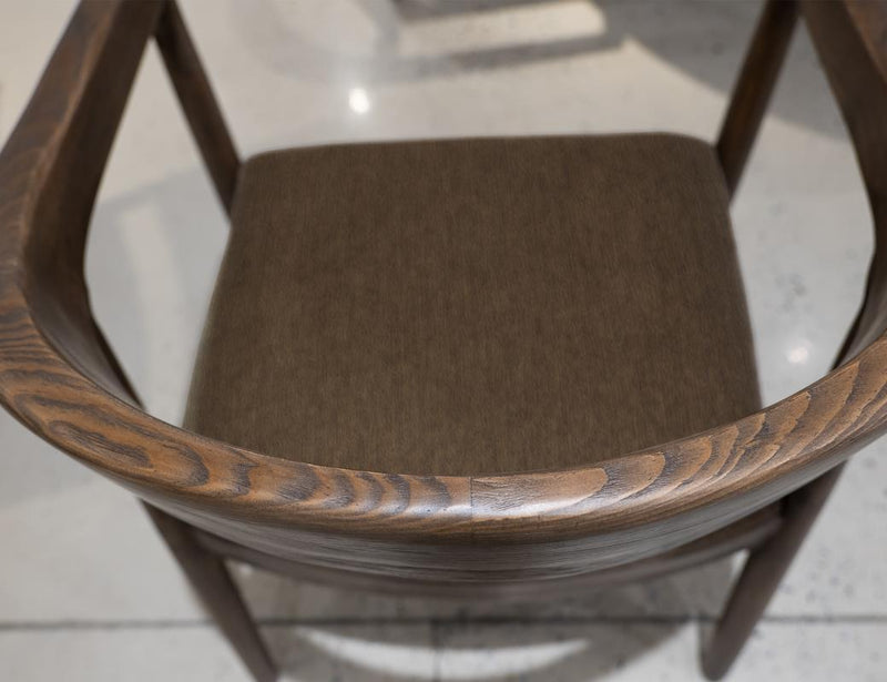 Natural Teca Round Back Chair - Barewood