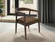 Natural Teca Round Back Chair - Barewood