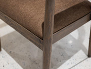 Natural Teca Round Back Chair - Barewood