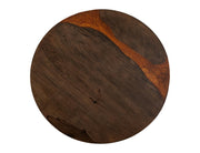 Round top with epoxy accent