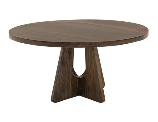 Raramuri round dining table angled view