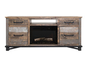 Loft Brown 70" Fireplace TV Console - alternate view