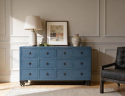 Oslo Blue Console - Barewood