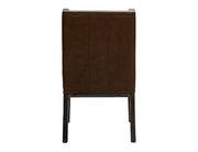 Balam Cognac Leather Dining Chair back