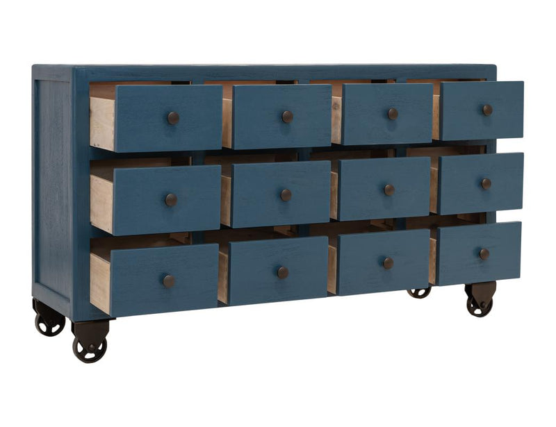 Oslo Blue Console - Barewood