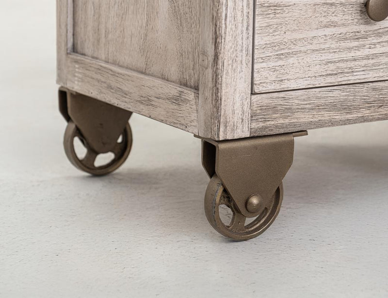 Oslo White Console - Barewood