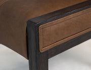 Balam Cognac Leather Dining Chair room scene