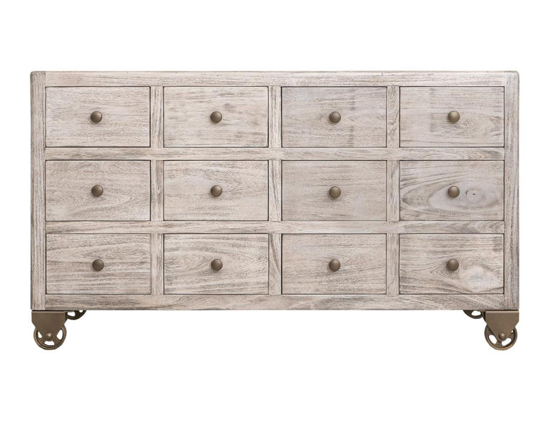 Oslo White Console - Barewood