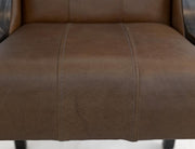 Balam Cognac Leather Dining Chair lifestyle