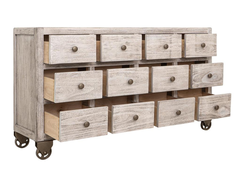 Oslo White Console - Barewood