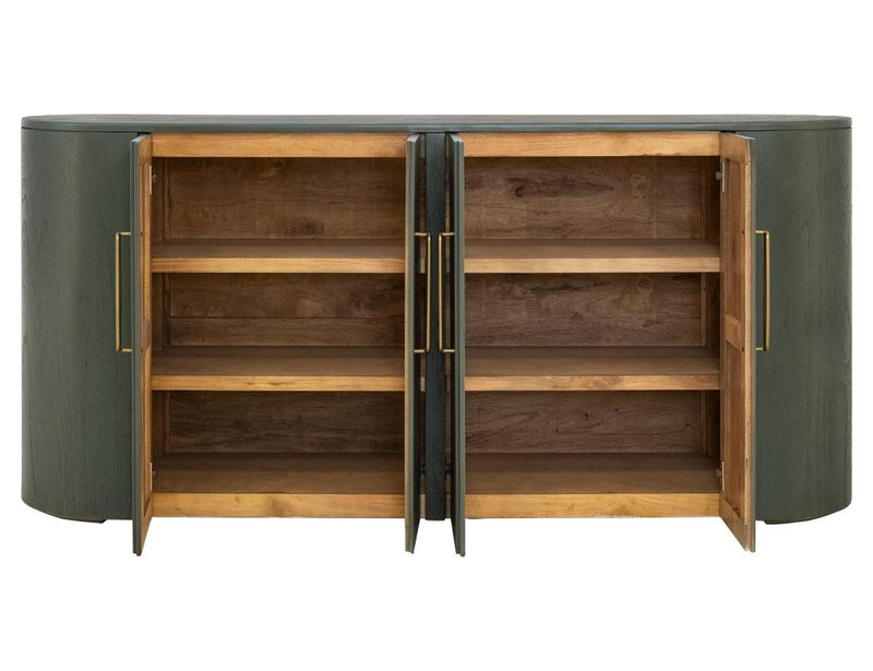 Balam Green console doors open