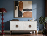 White Moka Console - Barewood
