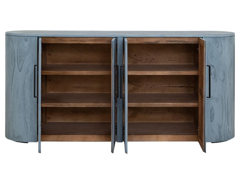 Balam Blue console doors open