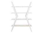 White Moka Bookcase - Barewood