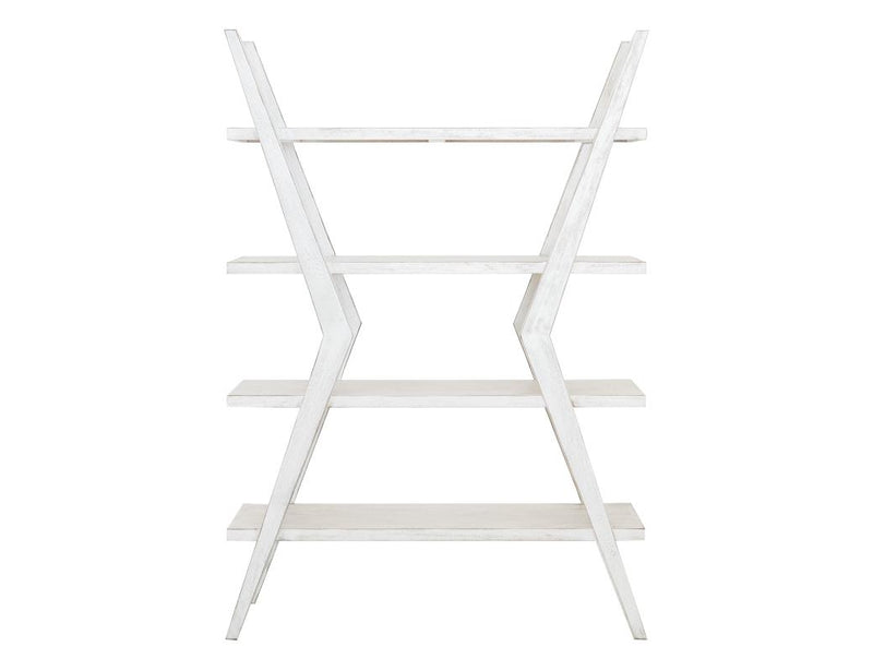 White Moka Bookcase - Barewood