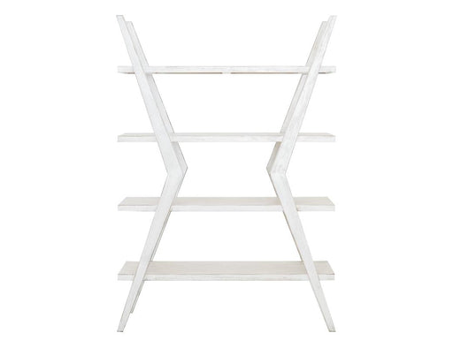 White Moka Bookcase - Barewood