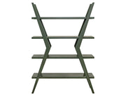 Moka Green Bookcase - Barewood