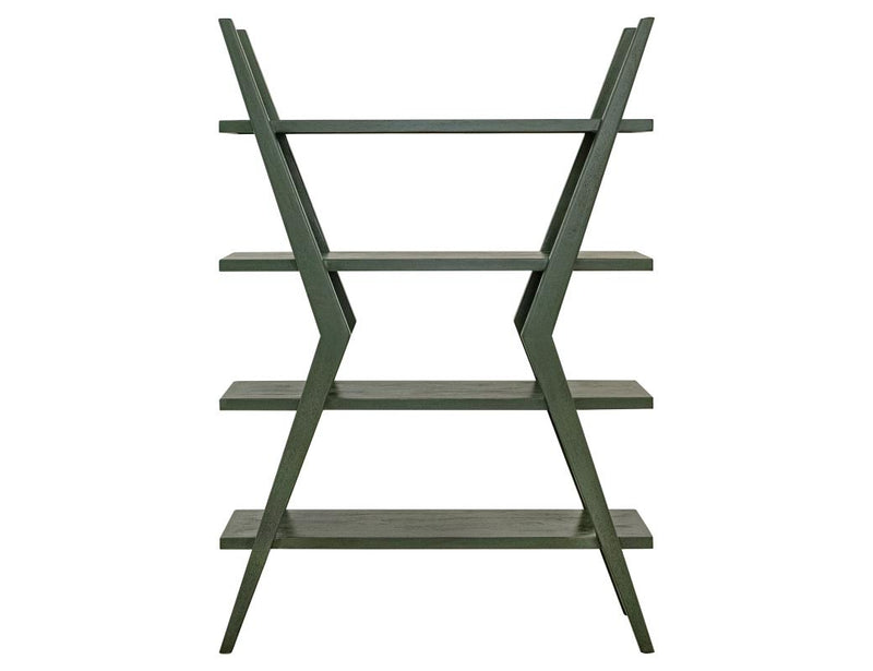 Moka Green Bookcase - Barewood