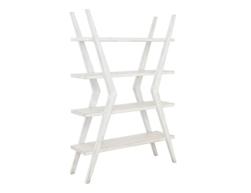 White Moka Bookcase - Barewood