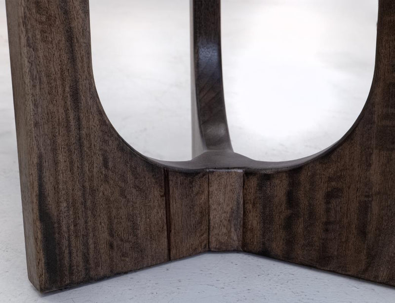 Zaphiro Round End Table - Barewood