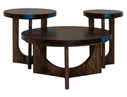 Zaphiro Round End Table - Barewood