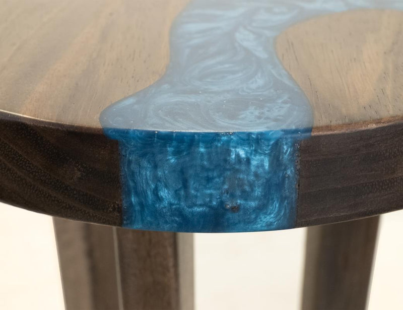 Zaphiro Round Chairside Table - Barewood