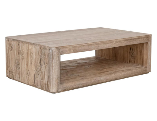 Balam White open-shelf cocktail table