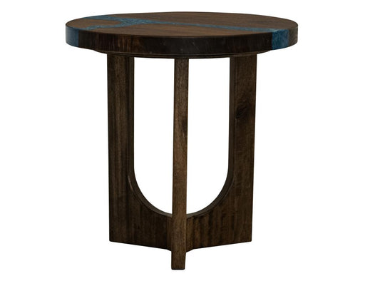 Zaphiro Round End Table - Barewood