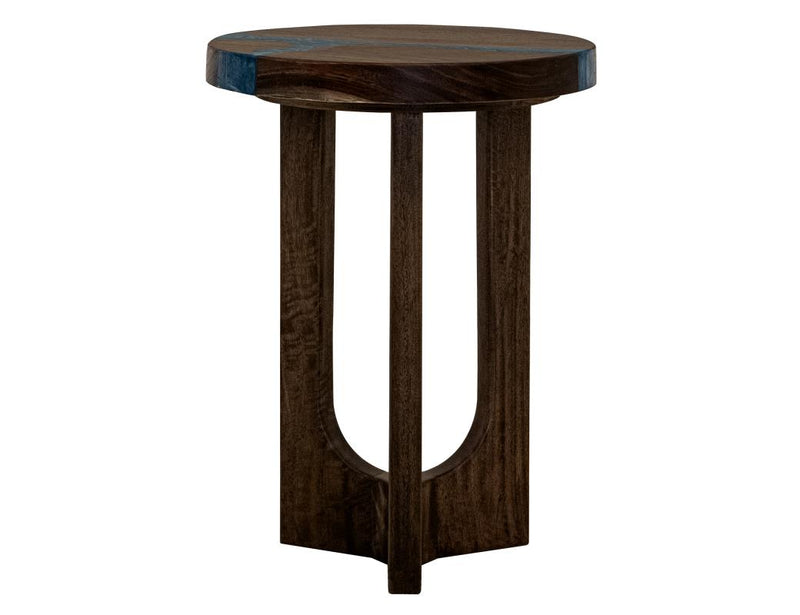 Zaphiro Round Chairside Table - Barewood