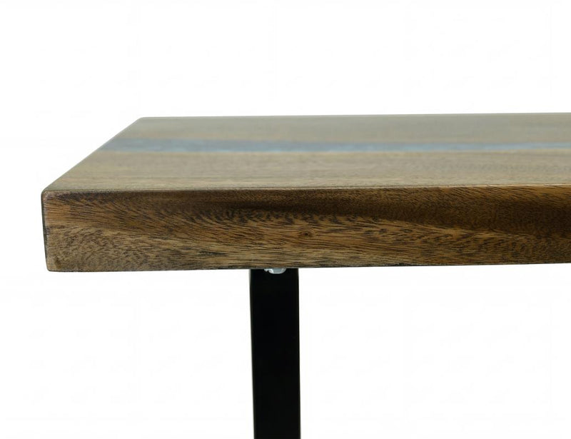 Zaphiro Live Edge Sofa Table - Barewood