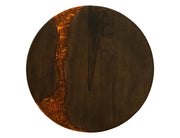 Raramuri Round End Table epoxy top