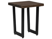 Zaphiro Live Edge Chairside Table - Barewood