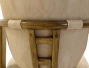 Silver Upholstered Armchair - Barewood