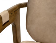 Silver Upholstered Armchair - Barewood