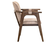 Silver Upholstered Armchair - Barewood