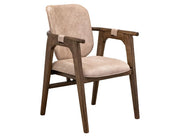 Silver Upholstered Armchair - Barewood