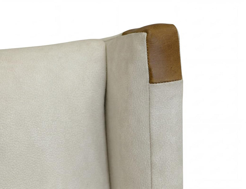 Silver Upholstered Chair - Barewood