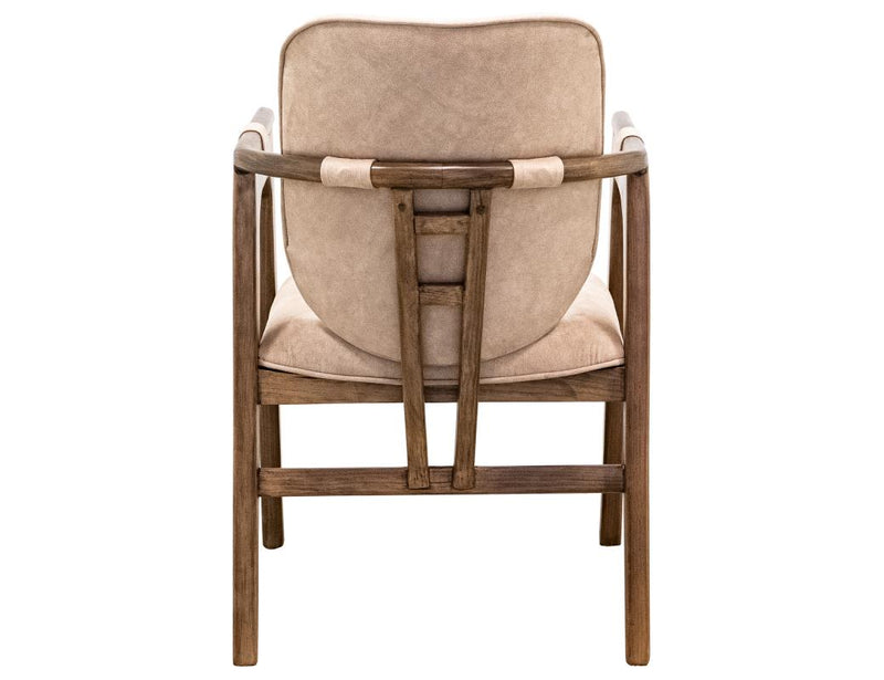 Silver Upholstered Armchair - Barewood