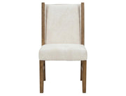 Silver Wood Frame Upholstered Chair - Barewood