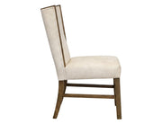 Silver Wood Frame Upholstered Chair - Barewood