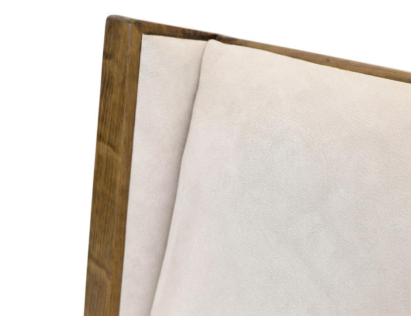Silver Wood Frame Upholstered Chair - Barewood