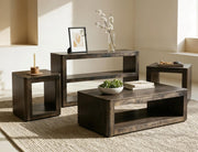 Balam Black open-shelf occasional set scene