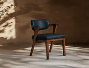 Zaphiro Leather Upholstered Chair - Barewood