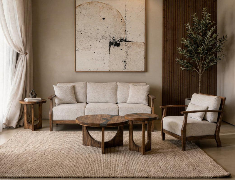Silver End Table - Barewood