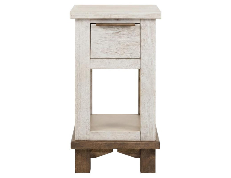 Golden Loft Chairside Table - Barewood
