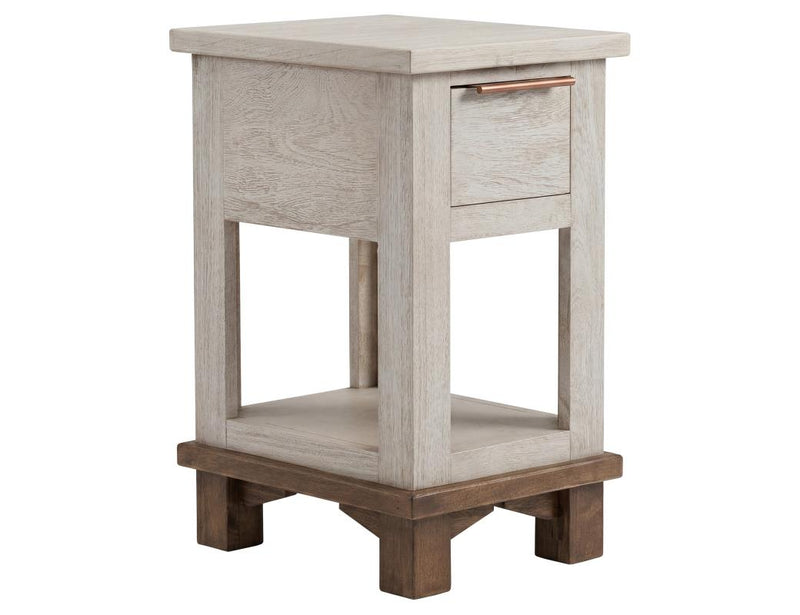 Golden Loft Chairside Table - Barewood